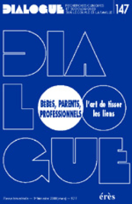 Couverture de l'ouvrage : Bébés, parents, professionnels, l'art de tisser les liens