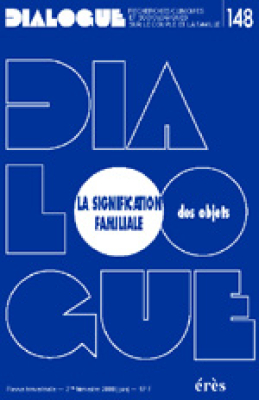 Couverture de l'ouvrage : La signification familiale des objets