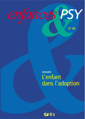 Couverture de l'ouvrage : L'enfant dans l'adoption