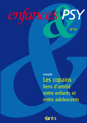 Couverture de l'ouvrage : Les copains : les liens d'amitié entre enfants et entre adolescents