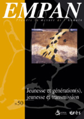Couverture de l'ouvrage : Jeunesse et génération(s), jeunesse et transmission