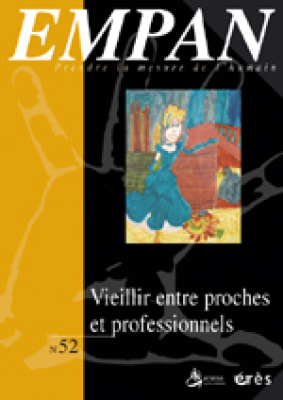 Couverture de l'ouvrage : Vieillir entre proches et professionnels