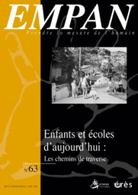 Couverture de l'ouvrage : Enfants et écoles d'aujourd'hui : les chemins de traverse