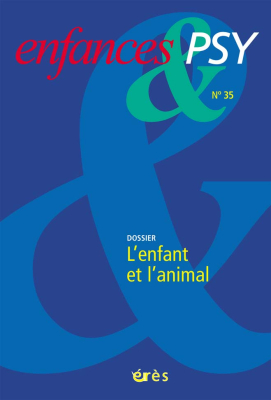 Couverture de l'ouvrage : L'enfant et l'animal