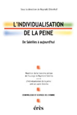 Couverture de l'ouvrage : L'individualisation de la peine