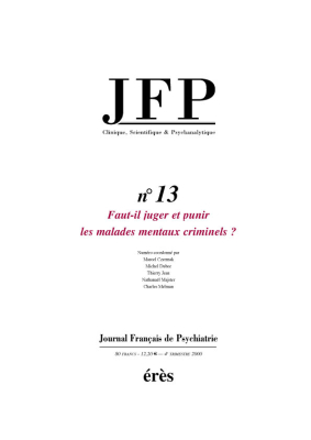 Couverture de l'ouvrage : Faut-il juger et punir les malades mentaux criminels ?