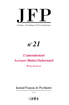 Couverture de l'ouvrage : Amendement Accoyer-Mattei-Dubernard