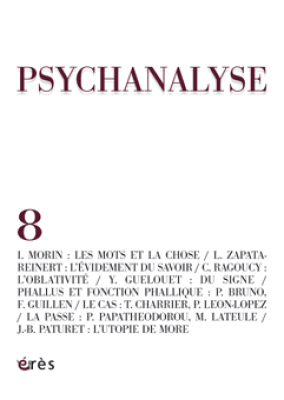 Couverture de l'ouvrage : Phallus et fonction phallique