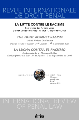 Couverture de l'ouvrage : La lutte contre le racisme