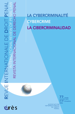 Couverture de l'ouvrage : Cybercriminalité