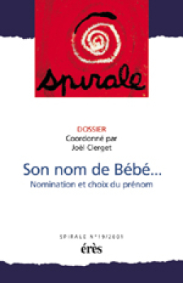 Couverture de l'ouvrage : Son nom de Bébé...