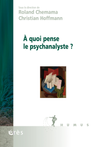 À quoi pense le psychanalyste ?