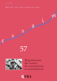 Appréhension des formes de contradiction en psychanalyse