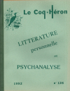Littérature personnelle et psychanalyse