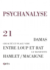 Névrose obsessionnelle. Psychanalyse en Syrie. Le manifeste pour la psychanalyse. La fin.