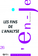 Les fins d'analyse