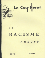 Le racisme encore