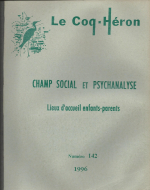 Champ social et psychanalyse