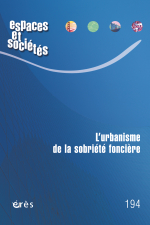 L'urbanisme de la sobriété foncière