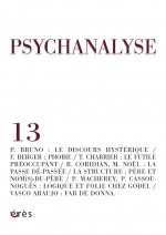 Le discours hystérique. Le père et ses noms. Sur Gödel.