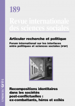 Articuler recherche et politique