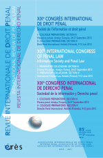 XIXe congrès international de droit pénal