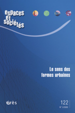 Le sens des formes urbaines