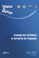 Economie des territoires et territoires de l'économie