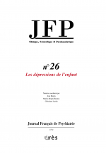Les dépressions de l'enfant