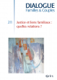 Justice et liens familiaux : quelles relations ?