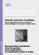 Articuler recherche et politique