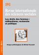 Droits des femmes : militantisme, recherche et politique
